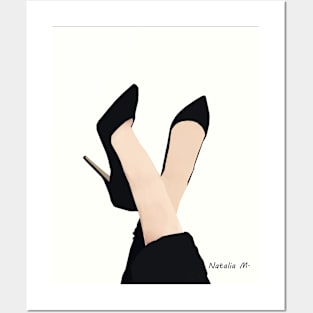 High heels Posters and Art